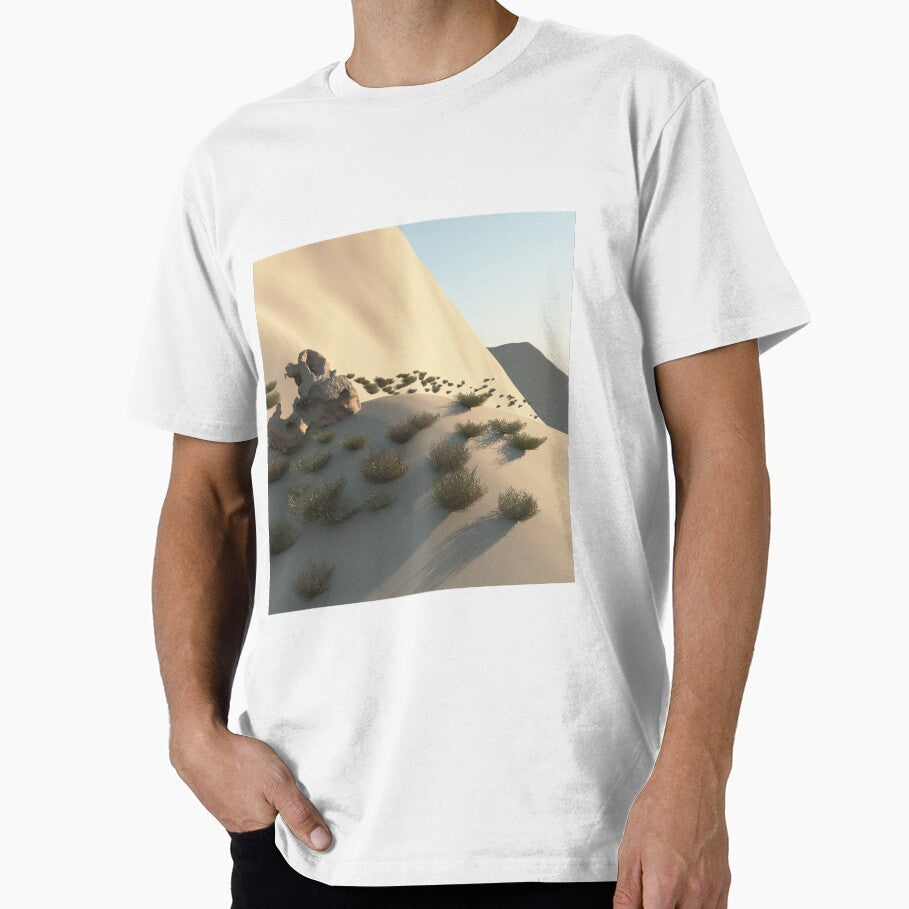 Desert Dunes and Rock by JoreJj Z. Elprehzleinn