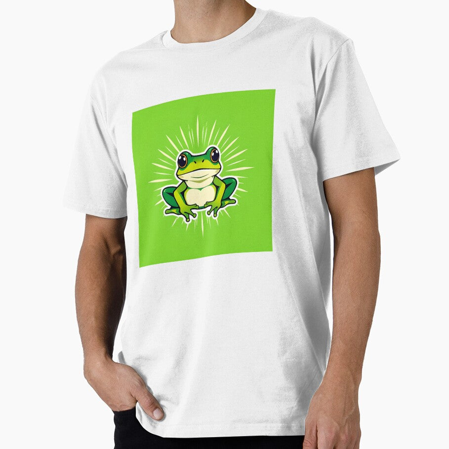 Cute Frog Logo – Adorable Amphibian Cartoon Graphic Design by Setris Designs