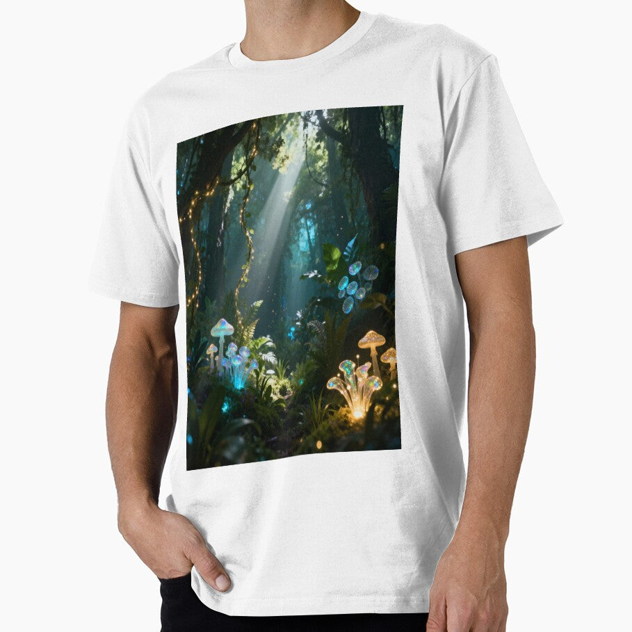 Enchanted Bioluminescent Forest Sanctuary Art by LaziDreams