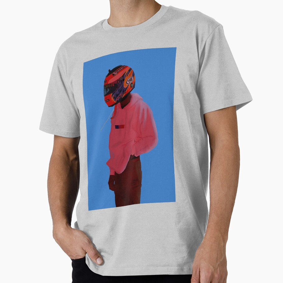 Frank Ocean Blonde Motorcycle Drawing Poster by JoeMahoney