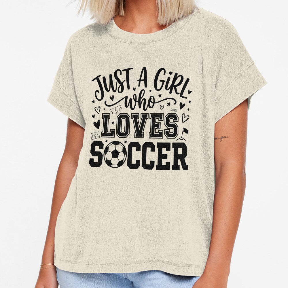 Just A Girl Who Loves Soccer by BrunoLinuxArt