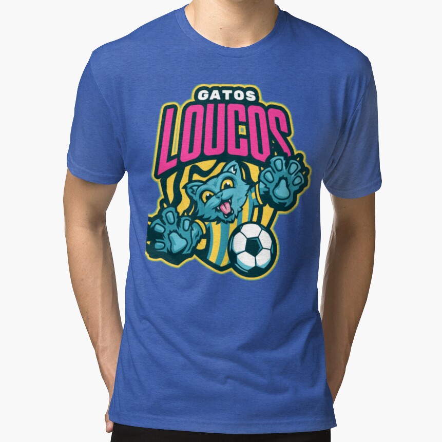 Gatos Loucos Soccer Cat Mascot by GenZFashion000