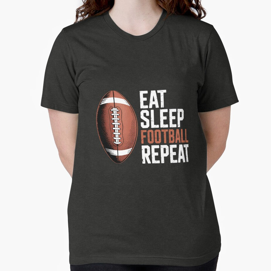 Eat Sleep Football Repeat Youth by HellD3vil-Art