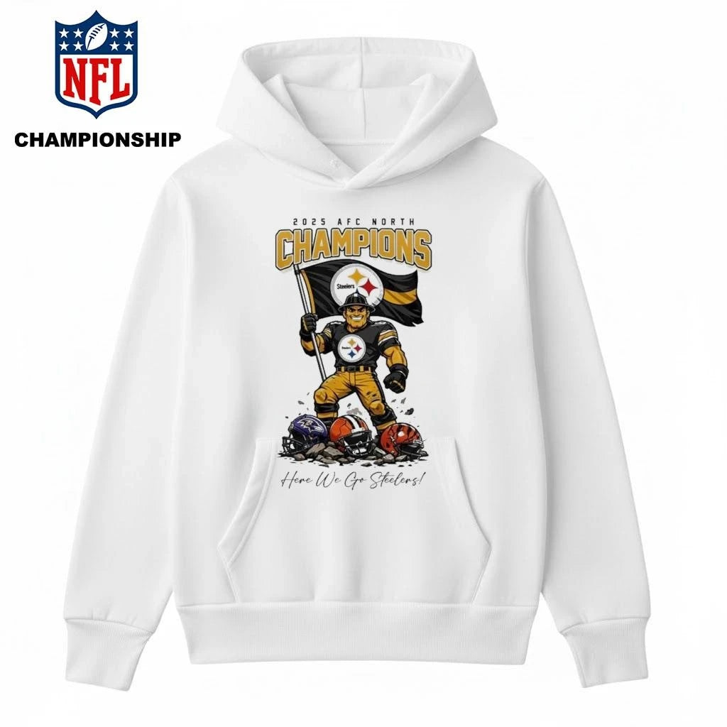 Steelers AFC North Champions 2025 Masot Shirt
