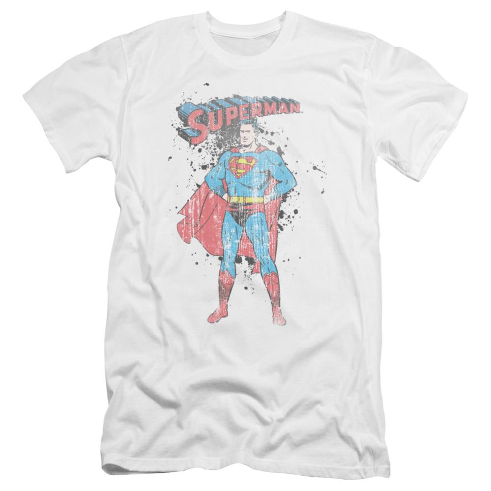 Superman Vintage Ink Splatter T-Shirt
