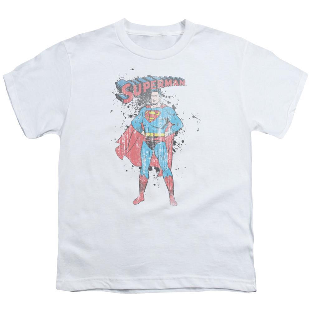 Superman Vintage Ink Splatter T-Shirt