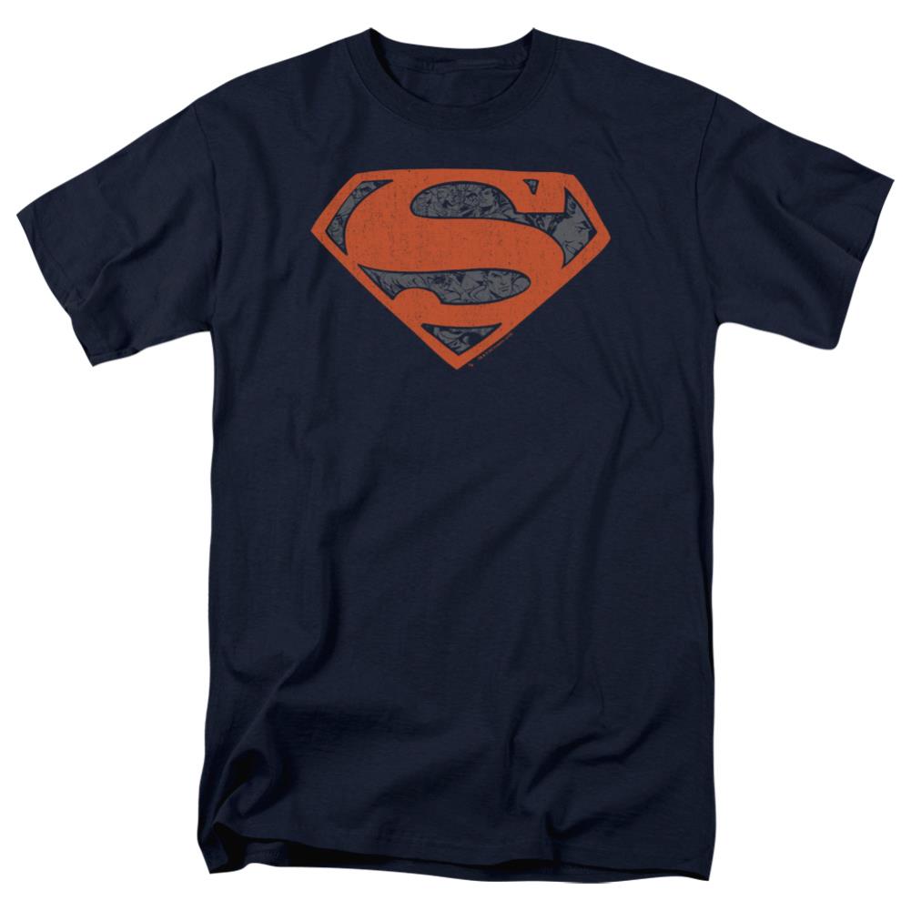 Superman Vintage Shield Collage T-Shirt