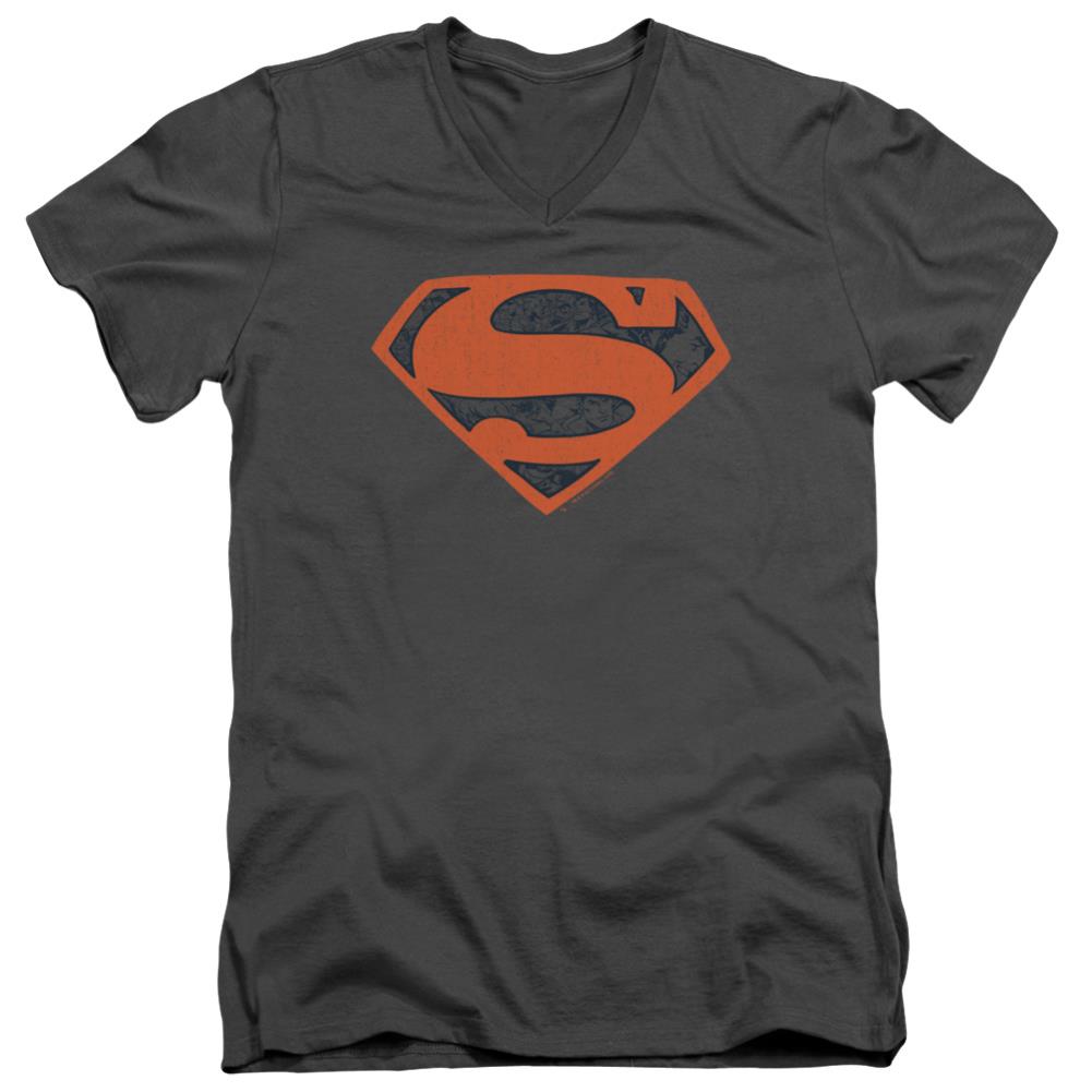 Superman Vintage Shield Collage T-Shirt Style001