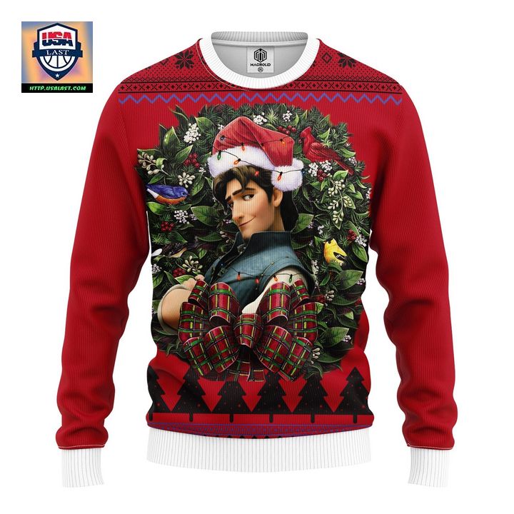 Tangled Flin Noel Mc Ugly Christmas Sweater Thanksgiving Gift