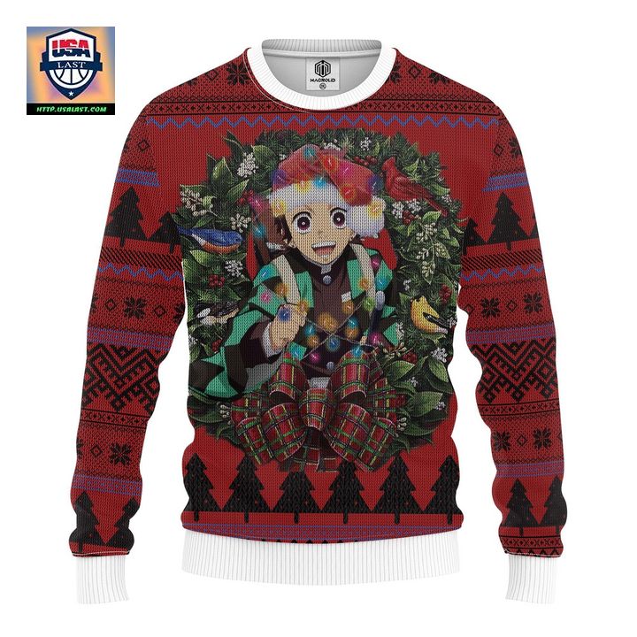 Tanjirou Kimesu No Yaiba Mc Ugly Christmas Sweater Thanksgiving Gift
