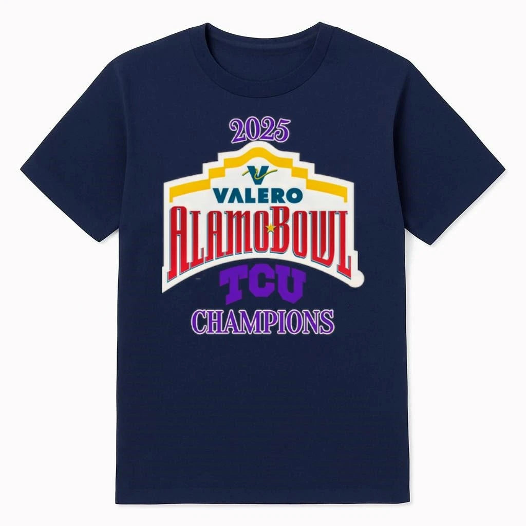 TCU Horned Frogs 2025 Alamo Bowl Champions Shirt