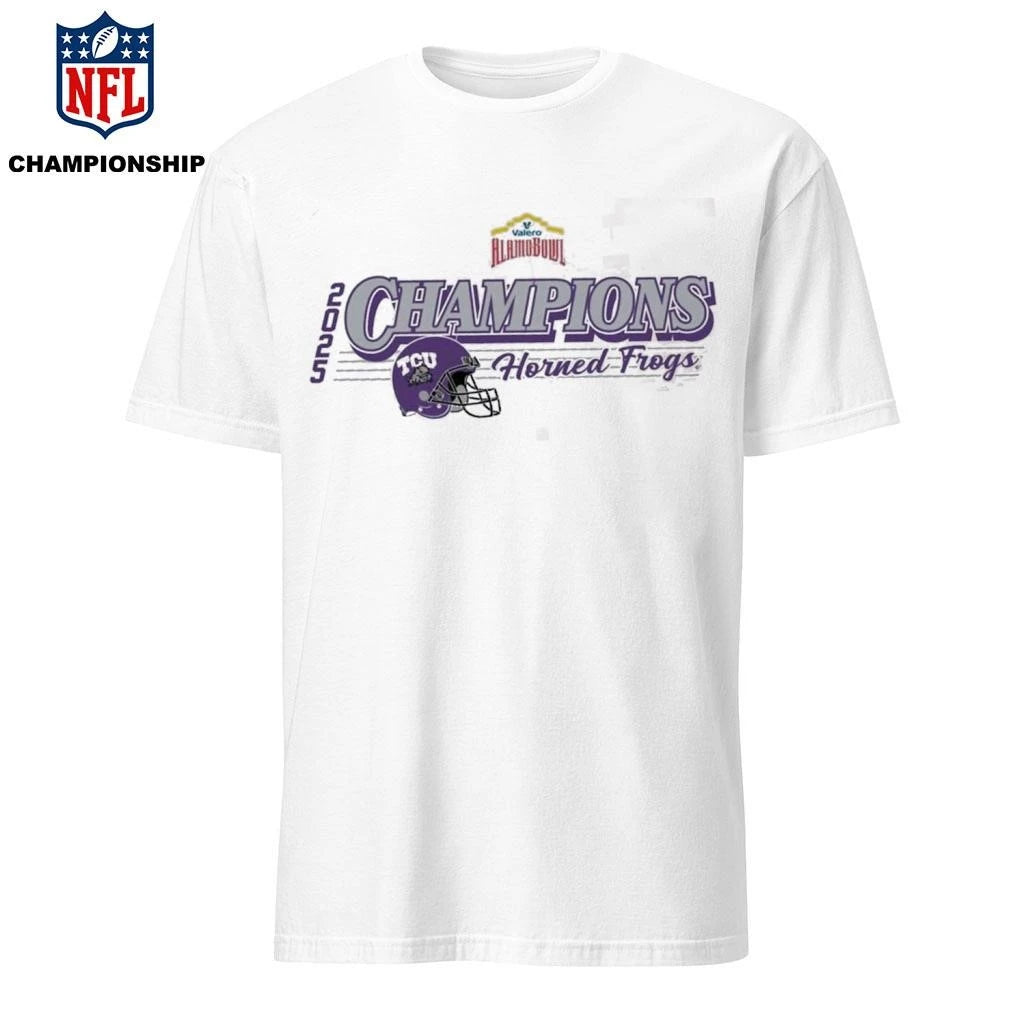 TCU Horned Frogs Football 2025 Champions Valero Alamo Bowl Shirt
