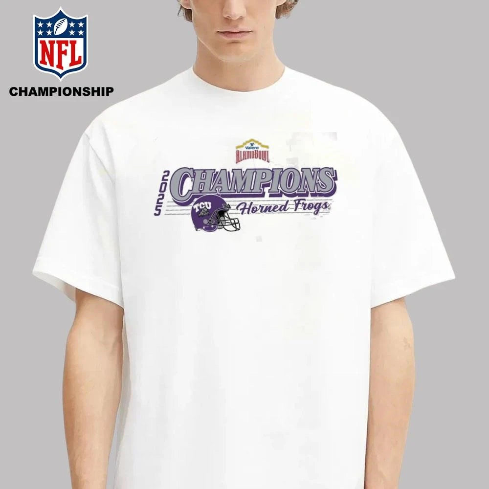 TCU Horned Frogs Football 2025 Champions Valero Alamo Bowl Shirt