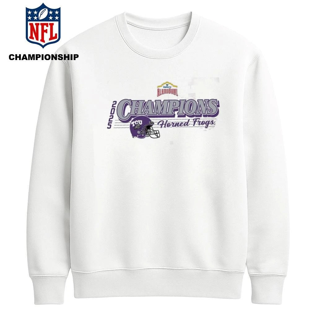 TCU Horned Frogs Football 2025 Champions Valero Alamo Bowl Shirt