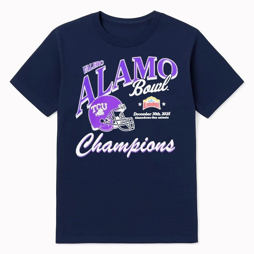 TCU Horned Frogs Valero Alamo Bowl Champions December 30th, 2025 Shirt