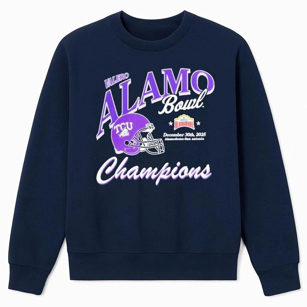 TCU Horned Frogs Valero Alamo Bowl Champions December 30th, 2025 Shirt