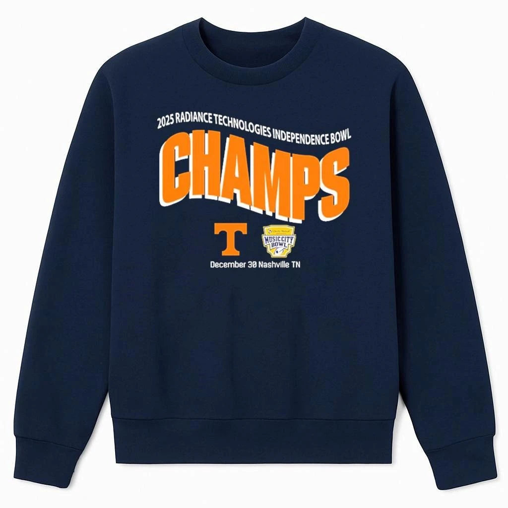 Tennessee Volunteers Football 2025 Liberty Mutual Music City Bowl Champions On December 30 2025 Shirt