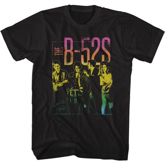 The B-52's - Band Photo Gradient T-Shirt