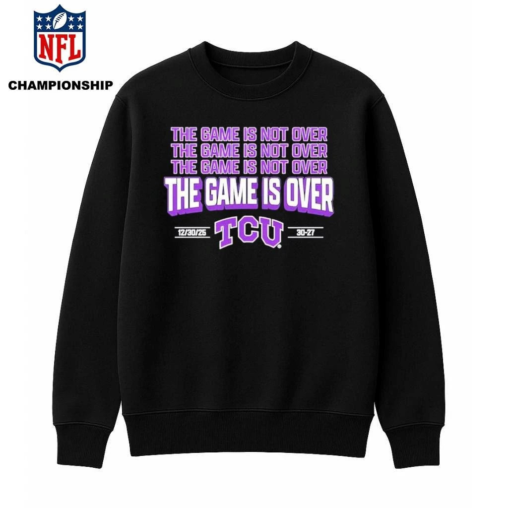The Game is Over TCU Horned Frogs 30-27 USC Trojans 2025 Alamo Bowl ShØt