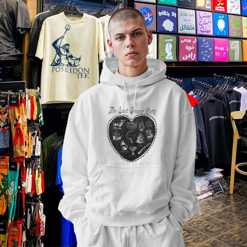 The Last Dinner Party Off White Heart T-shirt