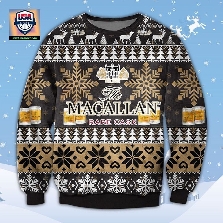 The Macallan Rare Cask Ugly Christmas Sweater