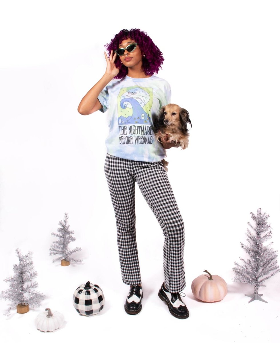 nightmare before weenmas unisex tee | tie-dye
