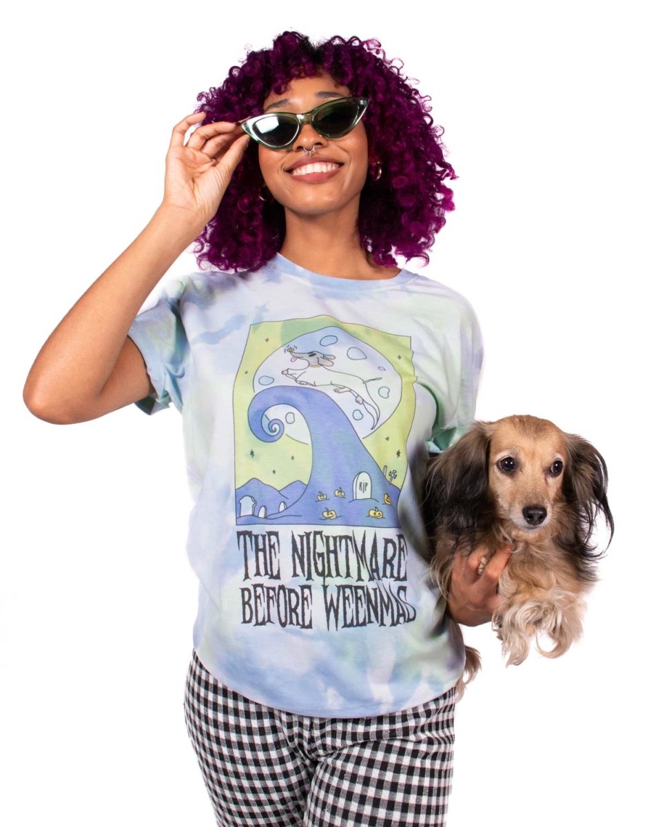 nightmare before weenmas unisex tee | tie-dye