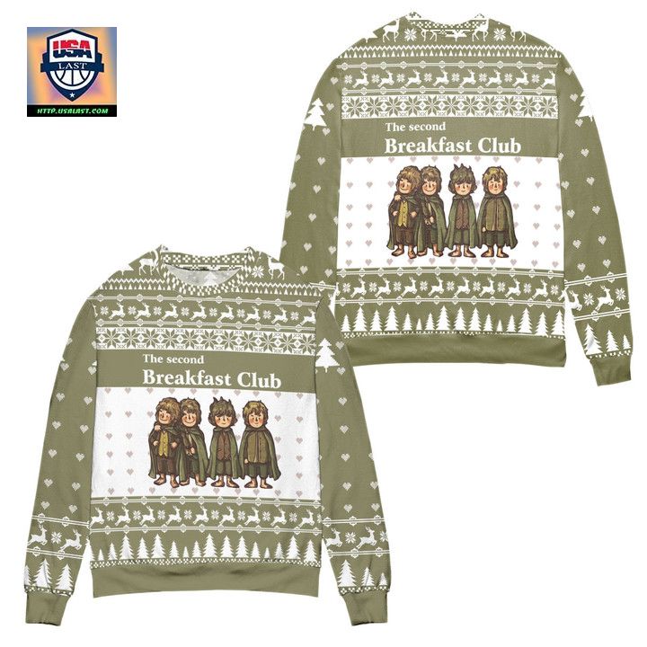The Second Breakfast Club Ugly Christmas Sweater