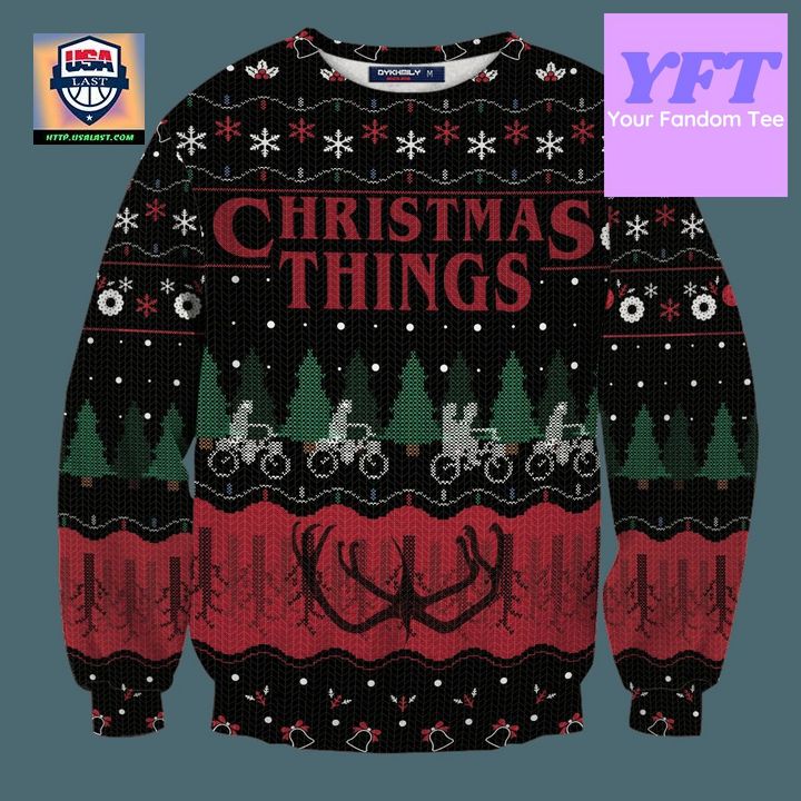 Things Xmas 3d Ugly Christmas Sweater