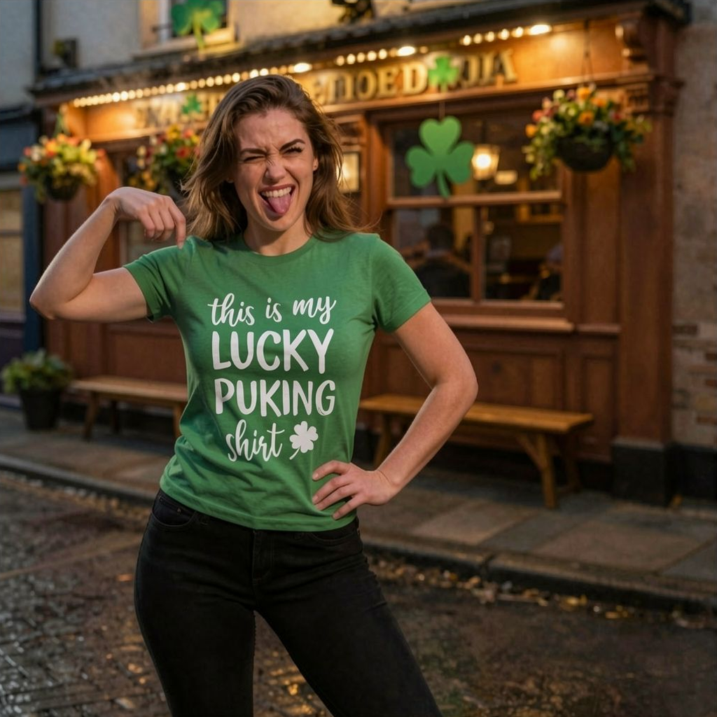 This Is My Lucky Puking Shirt Women's T Shirt