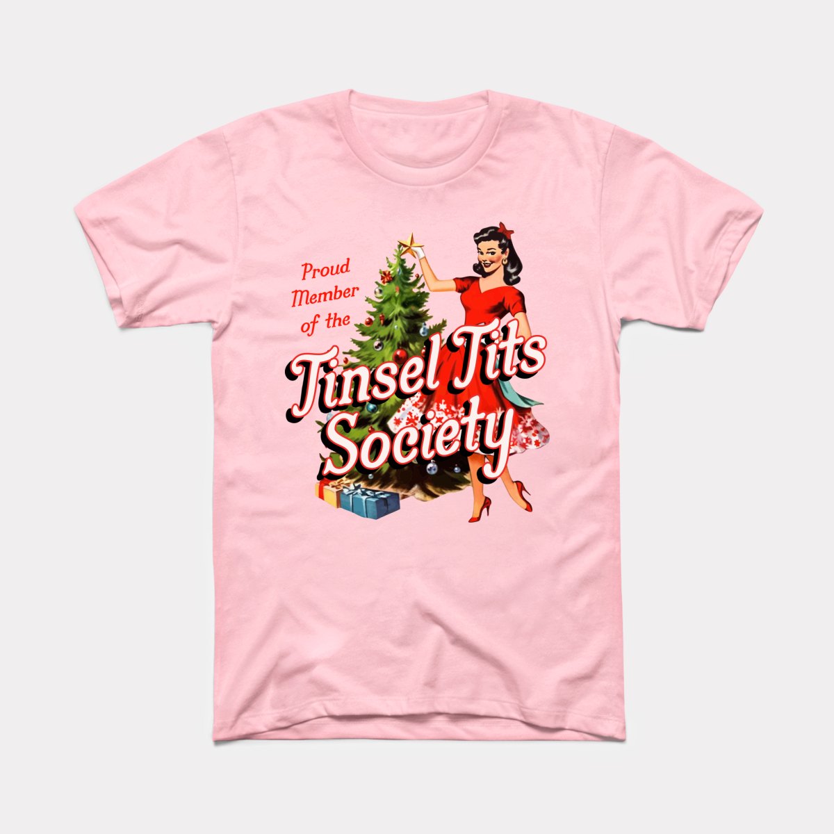 Tinsel Tits Society Adult Unisex Tee