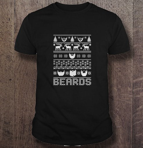 Beards ugly christmas sweater xmas