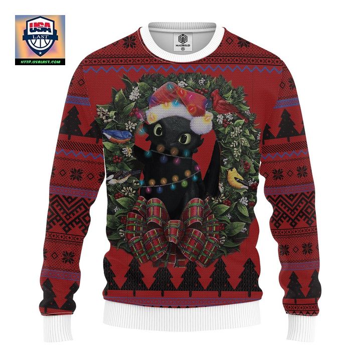 Toothless 2 _How To Train Your Dragon Mc Ugly Christmas Sweater Thanksgiving Gift