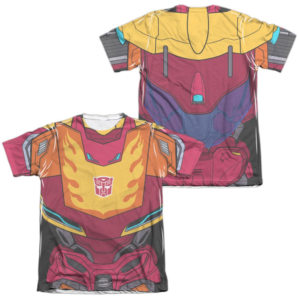 Transformers Hot Rod Costume (Front/Back Print) T-Shirt