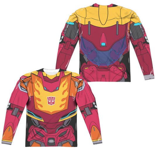 Transformers Hot Rod Costume (Front/Back Print) T-Shirt