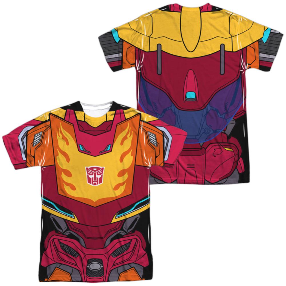 Transformers Hot Rod Costume (Front/Back Print) T-Shirt