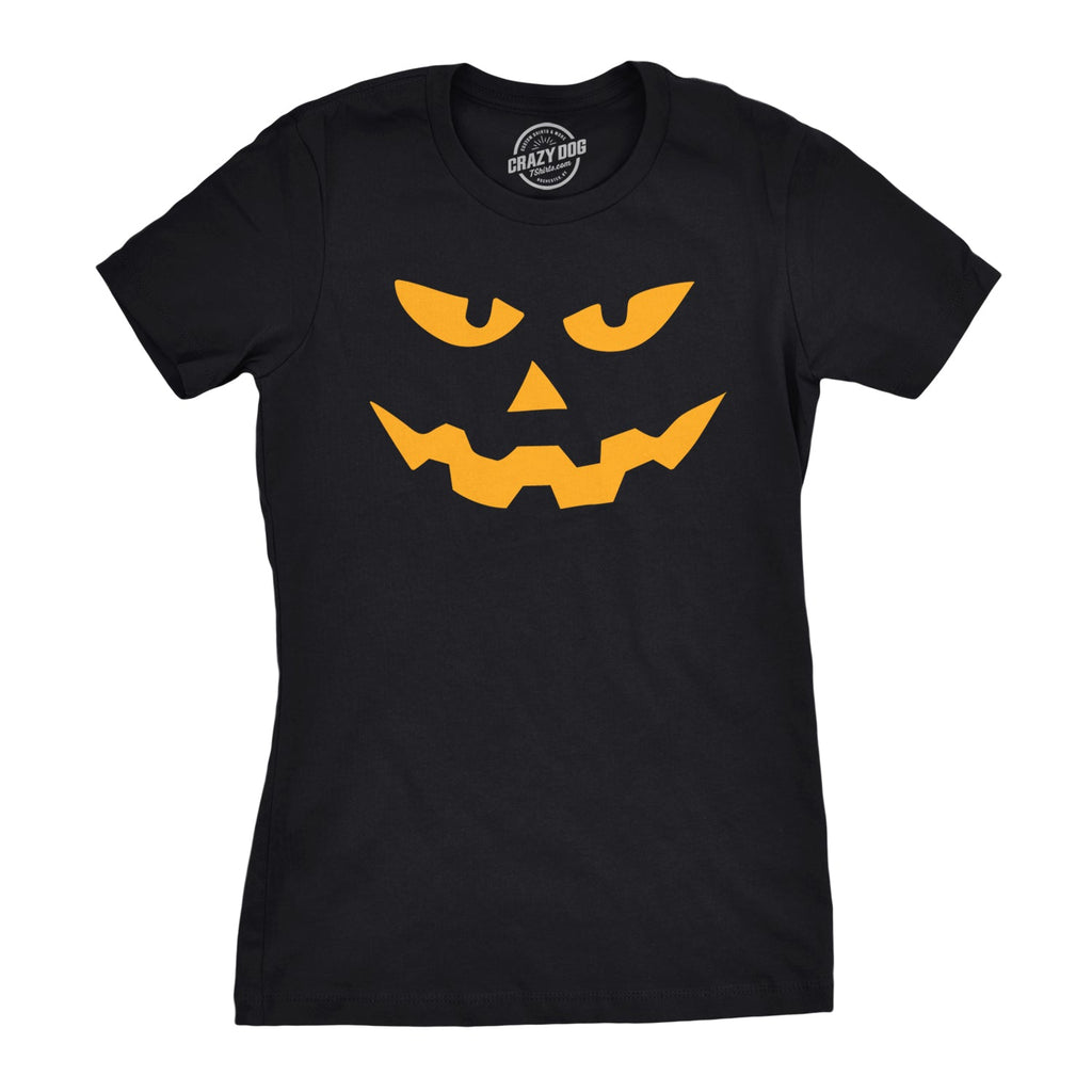 Triangle Nose Pumpkin Face Halloween Women's T Shirt