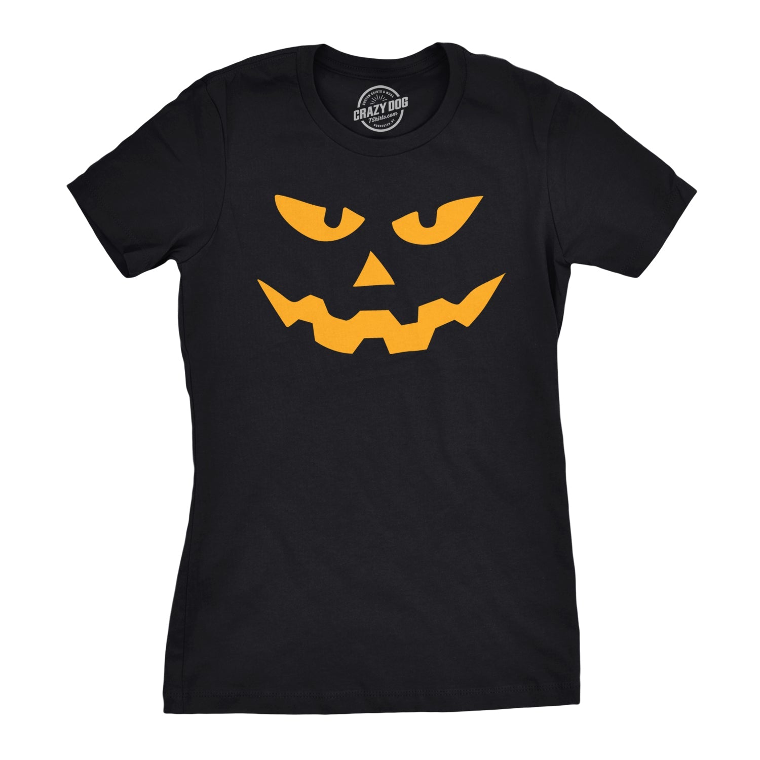 Triangle Nose Pumpkin Face Halloween Women's T Shirt