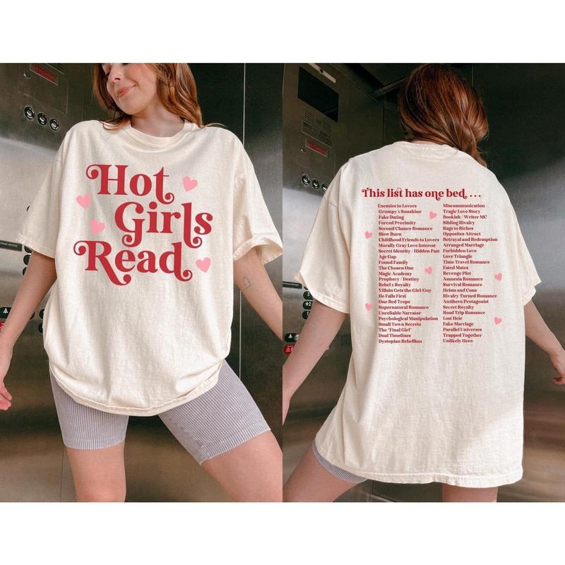 tropes tee shirt bookish gifts for reader tee shirt comfort colors t-shirts for book lovers booktok tee shirt for girls...