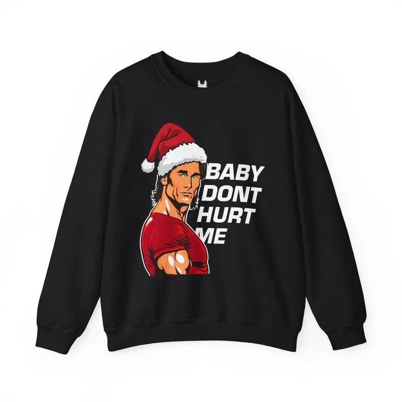 Santa Dont Hurt Me Sweatshirt/hoodie/tshirt Unisex, 100% Cotton Fabric - Casual | UrbanDripWear.com
