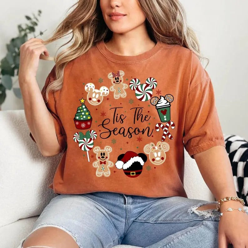 Tis The Season Christmas sweatshirt/hoodie/tshirt, Christmas Sweatshirt,Friends Christmas Crewneck | UrbanDripWear.com