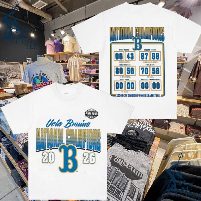 Ucla Bruins 2026 NCAA Women’s Basketball National Champions Schedule T-shirt