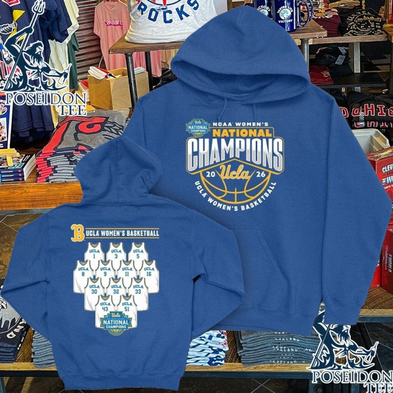 Ucla Bruins NCAA Women’s Basketball National Champs Nil Team T-shirt