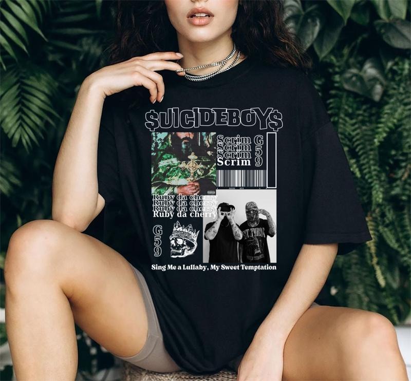 $uicideboys Ruby Da Cherry Shirt, SB Merch Hoodie, Sweatshirt | UrbanDripWear.com