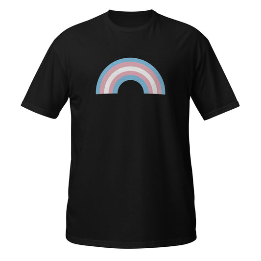 Trans Rainbow Arch Unisex Softstyle T-Shirt