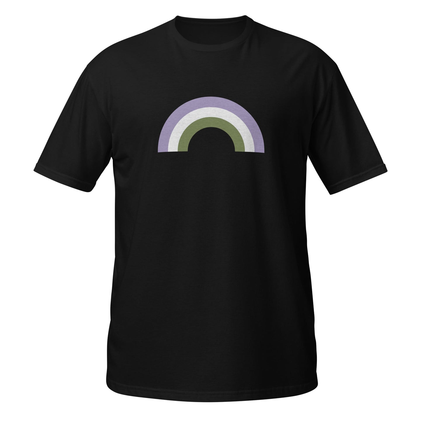 Genderqueer Rainbow Arch Unisex Softstyle T-Shirt
