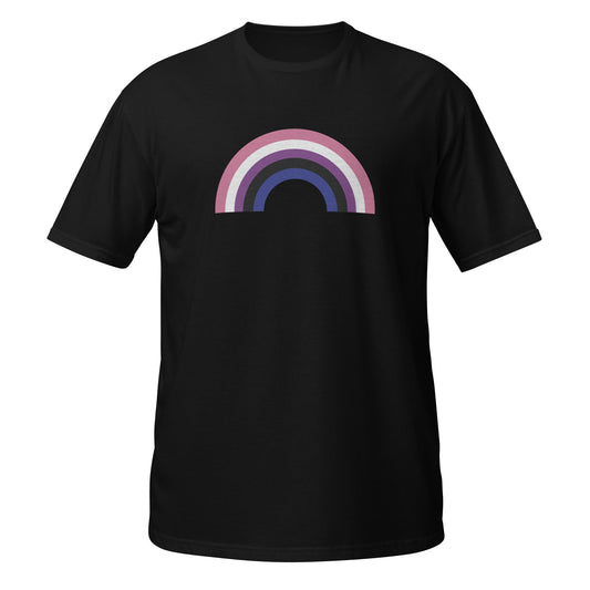 Genderfluid Rainbow Arch Unisex Softstyle T-Shirt