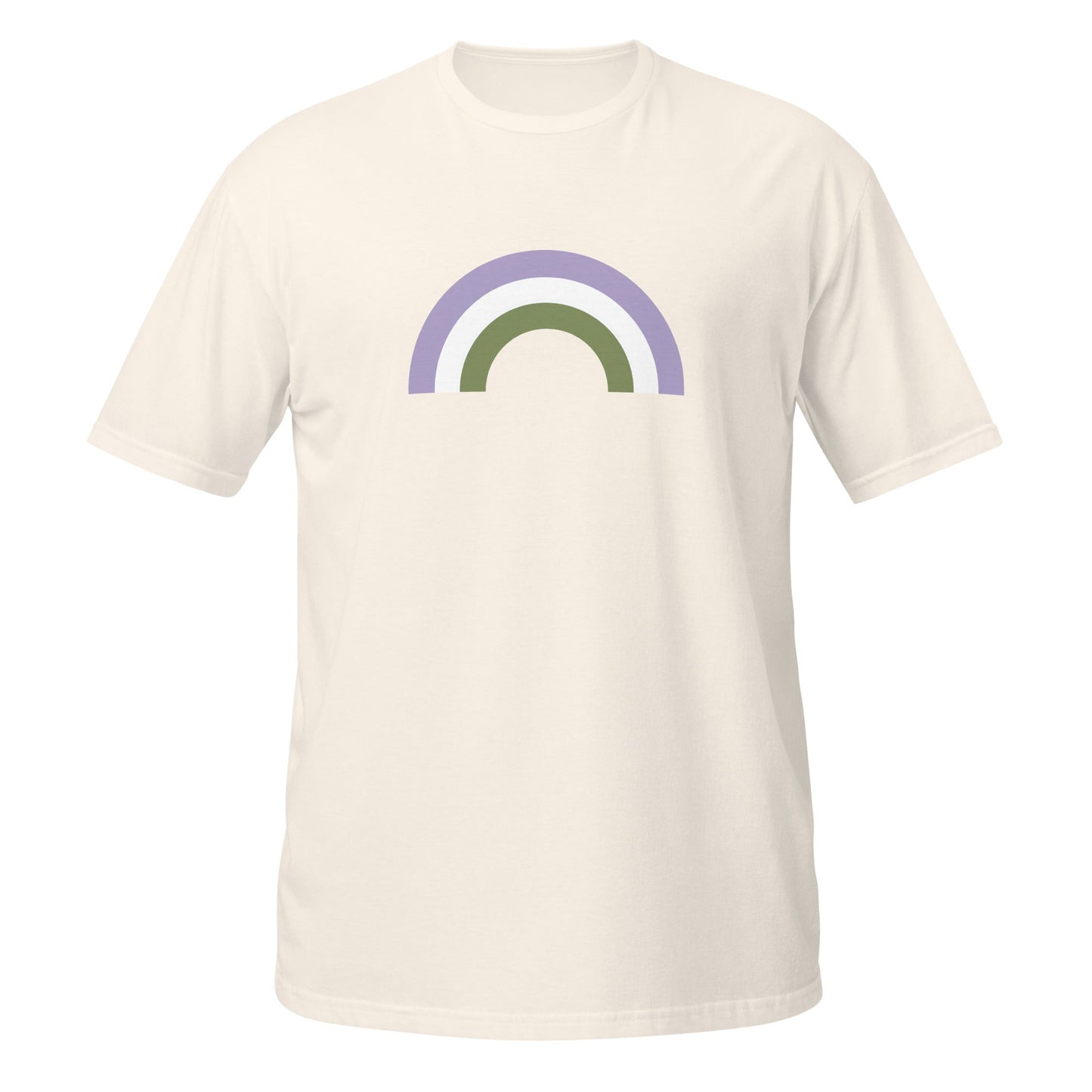 Genderqueer Rainbow Arch Unisex Softstyle T-Shirt