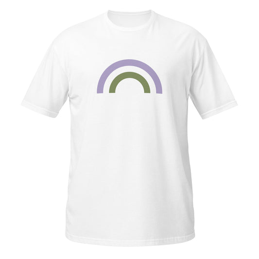 Genderqueer Rainbow Arch Unisex Softstyle T-Shirt
