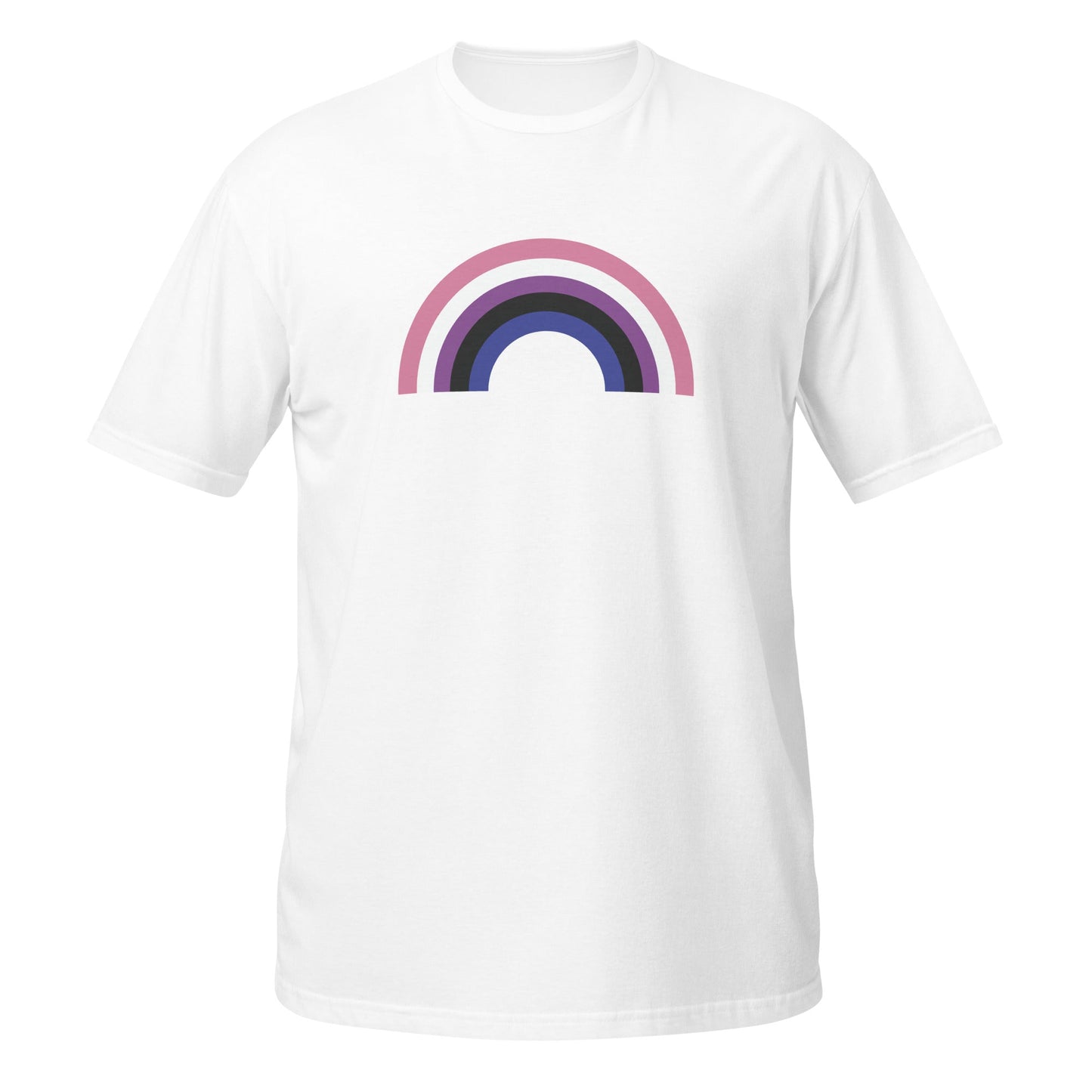 Genderfluid Rainbow Arch Unisex Softstyle T-Shirt